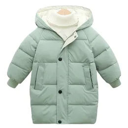 Children Winter Down Coat for Girls Warm Long Jackets for Boy Thicken Clothing Baby Coats Toddler Kids Outerwear Parkas LJ201203