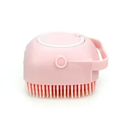 New Dog Grooming pet bath brush Cat bath massage comb to remove floating hair can be loaded with shower gel cleaning supplies