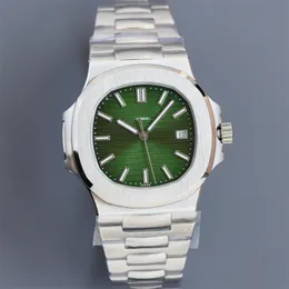 5711 Montre de Luxe Men Watches 40mm 324自動マシンの動きDCLコーティングケースラバーストラップ贅沢な腕時計