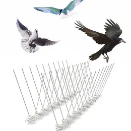 Other Bird Supplies Stainless Steel Spikes Eco-Friendly Anti Climb Guard Security Fence Wall Garden Intruder Repellent Burglar B0614X1