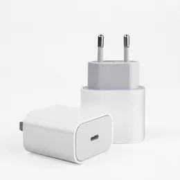20W Fast Charger for iPhone13 EU US Plug and Data USB-C Cable for iPhone 12 11 X XS Charging Wire Compatible with Type-C Connector