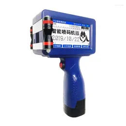 Skrivare 12,7mm Datum Logotyp QR Streckkod Hand Jet Handheld Thermal Inkjet Printer för plastflaska Trä Metallpapper Tyg Betong Tube Roge22