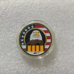 Prezenty Pozłacane Amerykańskie Heros Wrzesień 11 Souvenir Moneta Bald Eagle, World Trade Center Pattern Collectible Camiorative Coin.cx