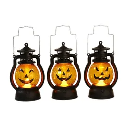 LED Halloween Pumpkin Lantern Lamp Ghost Party Props Hanging Night Candle Light Decorations Home Bar Kids Toy Outdoor Yard Decor JY1204