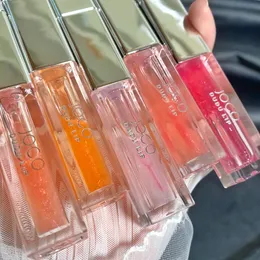 2 i 1 dubbelhuvud flytande matt läppglans spegel vatten plumping lipgloss vattentät lipgloss makeup set