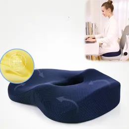 Coussin/oreiller décoratif coussin de siège coccyx mousse à mémoire de forme protection de la queue pour voiture maison bureau chaise oreiller coussin/décoratif