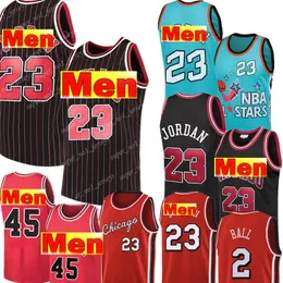 Michael 23 45 Jersey Scottie 33 Pippen Dennis 91 Rodman Lonzo 2 Bola DeMar 11 DeRozan Zach 8 Lavine Derrick 1 Jerseys de basquete rosa 00