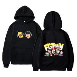 Męskie bluzy bluzy fgteev nastolatek harajuku hip hop streetwear mężczyźni kobiety jesienne zimowe bluza z kapturem pullover topsmen's