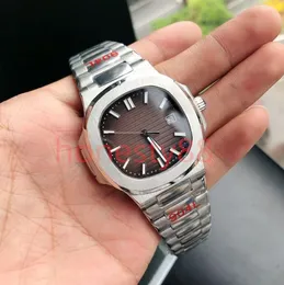 SW Herrklockor Hög lyxig papegoja 40mm Automatisk transparent mekanisk rörelse Fällbar spänne Elegant Sports Pate Watch Designer armbandsur Montre de Luxe U1