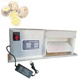 Rostfritt stål vakteläggs äggskalare Huller Bird Eggs Shelling Machine Commercial Practical Automatic