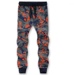 Män bomullskamouflage Sweatpants Vintage Hip Hop Joggers Outdoors Army Big Size Pants Pantalones Hombre 100403 Mäns