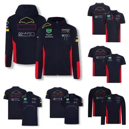F1 yarış kapşonlu yeni takım kısa kollu gömlek aynı stil özelleştirme