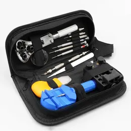 Naprawa narzędzi Zestawy 13 sztuk Profesjonalny Zegarek Box Tool Disasembler Spring Bar Pry Screwdriver Kit dla