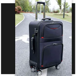 Высококачественный водонепроницаемый оксфордский катящийся багаж спиннер мужской бренд бренд чемодан колеса емкости для салона емкость J220707