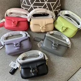 Heiße Marke Cs Kissen Tabby Schulter Tasche Frauen Reine Farbe Grils Bacchus Taschen Hardware Bewölkt Handtaschen Abendessen Weiche Echt Leder