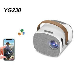 YG230 LED Portable Projectors Display Screen Home Films Projector 1080p Stödd mobiltelefon Videoprojektion