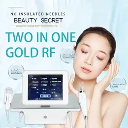 RF Equipment 2 in 1RF Fractional Micro-needle Machine with Cold Hammer RF radio frequency skin tightening Acne Scars Stretch marks removal