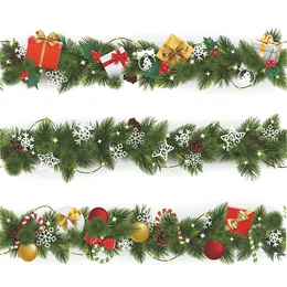 Adesivi da parete della linea di filiale di pino natalizio decorazione del soggiorno decorazione per il nuovo anno da carta da parati decorazione per la casa adesivi