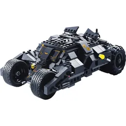325 stycken superhjälteserie bat vagn kompatibel Tumbler Building Set Block Toy 7888 7105 220715