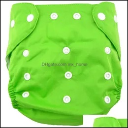 Cloth Diapers Limited Sale 9-24Months Reusable Adjustable Infant Unisex Baby Washable Grid Soft Er Nappy Summe Mxhome Dhjko