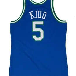 Chen37 Goodjob Men Youth women Vintage 1994-95 Jason Kidd #5 Basketball Jersey Size S-6XL or custom any name or number jersey
