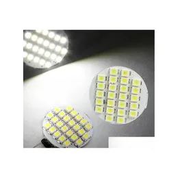 LED -gl￶dlampor DC 12V Pure White Warm G4 24 3528 SMD Spot Indoor Car Truck RV Landscape Light Drop Delivery Lights Lighting BBS DHPMP