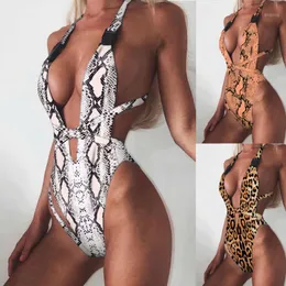 Women's Jumpsuits & Rompers 2022 Women Sexy One Piece Swimsuit Push-up Padded Bikini Swimwear Bathing Suit