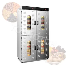 Máquina de secagem de frutas de 220V Snack Secying Armet Commercial Desidrador de aço inoxidável 80 camadas 80 camadas