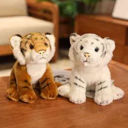 CM美しいトラは高品質の野生動物のぬいぐるみ人形シミュレーションで満たされた子供のための柔らかいおもちゃJ220704