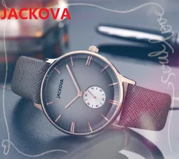 Мужское обледенение Quartz Movement Watch Fashion Trend Sub Dial Работает 316L Корпус из нержавеющей стали подлинные кожаные наручные часы Relogio Masculino Reloj