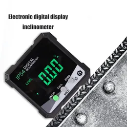 Precision IP54 Angle Finder Bevel Box LCD Backlight Digital Inclinometer Goniometers 360 Magnetic Slope Meter Protractor Tool