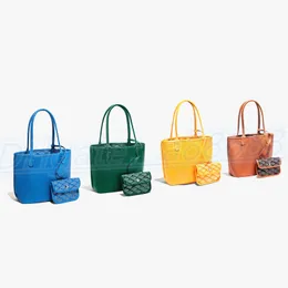 2022 Luxurys Designers Tote Bag Leather Mens WalletsカードホルダーAnjou Mini Cross Body両面ショッピングトートハングバッグショルダーバッグポッシュホーボーレディ