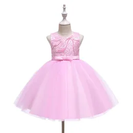 Girl's Dresses 0-6Y Kids Clothes Princess Ball Gown Cute Girl Party Dress For Wedding Little Girls Birthday Baby Flower DressGirl's