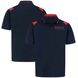 T-shirt da corsa F1 T-shirt da pilota di Formula 1 Team Polo casual traspirante Top Abbigliamento da lavoro per auto personalizzato Felpa oversize da uomo
