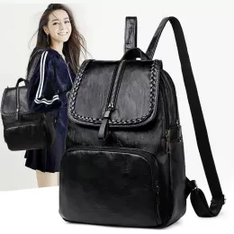 Irisbobs Женская Backpacke 2020 Новый корейский стиль мода All-Match Pu мягкая кожаная школьная школьная сумка повседневное рюкзак для студентов