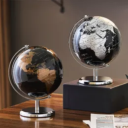 Creative Home Decor Accessoarer Retro World Globe Modern Learning Map Desktop Geografi Kids EON 220329