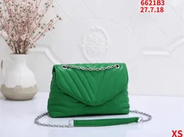 2022 Frauenkettenumhängetasche New Wave Echtes Leather Designer Leichenbeutel Twin Satchel Handtasche Presbyopic Package Multi Pochette Lady