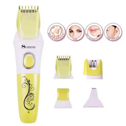 Epilator 6in1 facial women epilator electric female face hair removal bikini trimmer lady shaver remover eyebrow220422