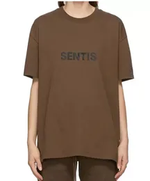 3D Mektup T Shirt Ess Moda Tasarımcı Erkek ve Kadın Çift Gömlek% 100 Pamuklu Sıcak eriyik Baskı AB Boyut Sokak Giyim Toptan Fiyatı 09