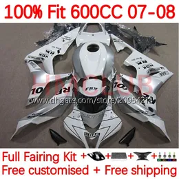 OEM هيكل السيارة لـ Honda CBR 600F5 600 RR CC F5 07-08 Body 145NO.41 CBR-600 CBR600 RR CBR600RR 07 08 CBR600F5 CBR 600RR