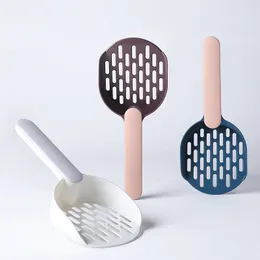 ABS Plastkattskräp Scoop Cats Litter Shovel Inomhus Utomhus Kitty Kullar Scooper Rengöringsverktyg