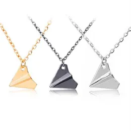 paper jewelry plane pendant necklace one direction necklace for men classic simple whole fashion247Q