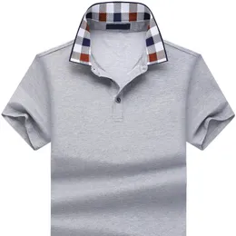 Top Quanlity 5a Polo T Shirts för män Mens Grundläggande Business Design Clothes Tech Fleece Shirt Fashion Mens Womens T-shirts Broderade Letter Badges Short Grey
