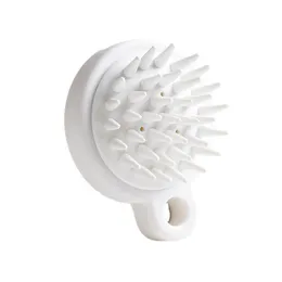 Kafa derisi sağlık masaj şampuan fırçası tarak kafa derisi temizleme silikon masaj fırçası meridyenler fırça