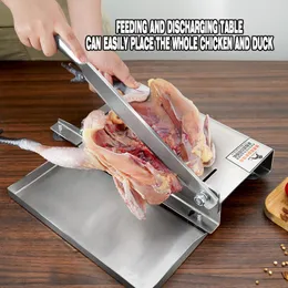 Affettatrice per carne Affettatrice manuale per uso domestico in acciaio inossidabile Spessore regolabile Affettatrice per carne e verdure Utensile da cucina