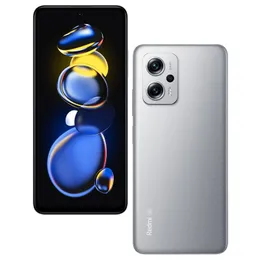 Oryginalny telefon komórkowy Xiaomi Redmi Note 11T Pro 5G 8GB RAM 128GB 256GB ROM Dimensity 8100 Android 6.6 "duży pełny ekran 64.0MP NFC 5080mAh identyfikator linii papilarnych inteligentny telefon komórkowy