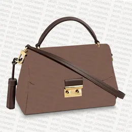 Croisette Umhängetaschen, Karomuster, Echtlederbesatz, Cross-Body-Zwei-Wege-Tasche mit Quaste