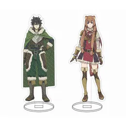 Rising of the Shield Hero Action Figur Raphtalia Naofumi Filo Tate No Yuusha No Nariagari Akryl Stativ Modell Stående Sign AA220318