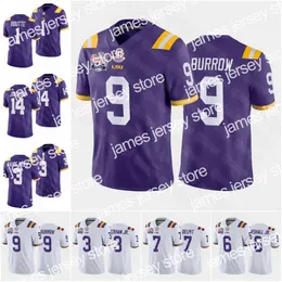 James 9 Joe Burrow LSU Tigers College Football Jersey Clyde Edwards Helaire Grant Delpit Justin Jefferson Odell Beckham Terrace Marshall Jr.