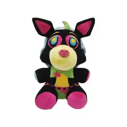 Game TV Movies Rainbow Bear Plush Toy 4Style Foxy Chica Hippo Putled Plush Dolls de Natal Presentes de aniversário ZX0031